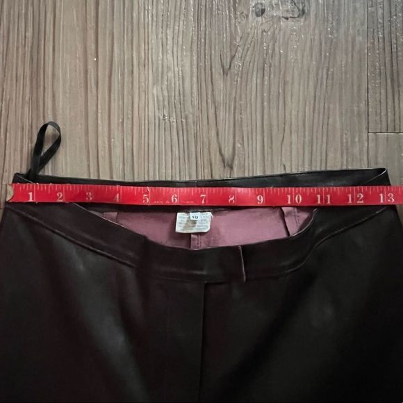 Nigel Preston & Knight Leather Chocolate Brown Pants - Picture 8 of 9